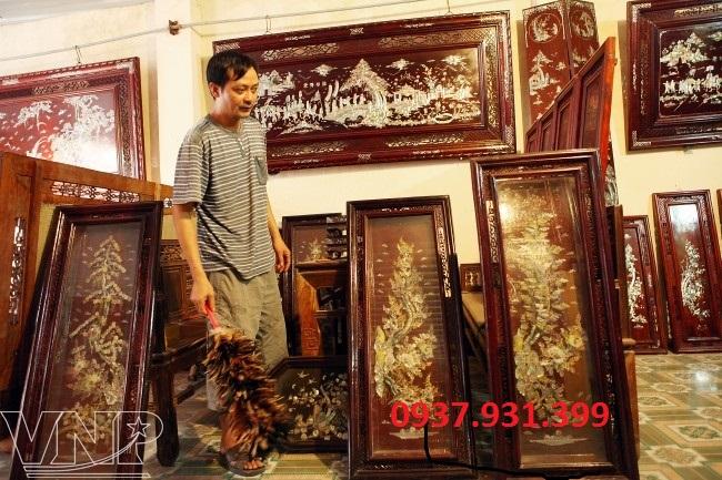 Làng nghề khảm trai nghìn tuổi Chuyên Mỹ