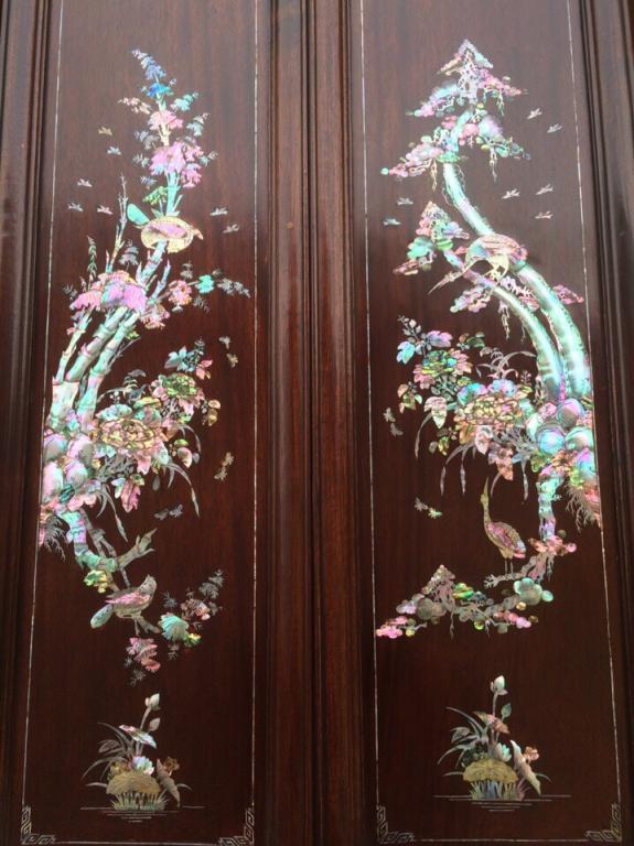 Tranh tứ quý cẩn ốc xà cừ cực đẹp 