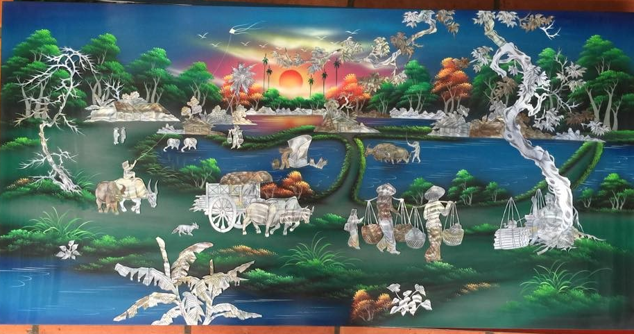 Tranh sơn mài xuất khẩu các loại tại Bình Dương
