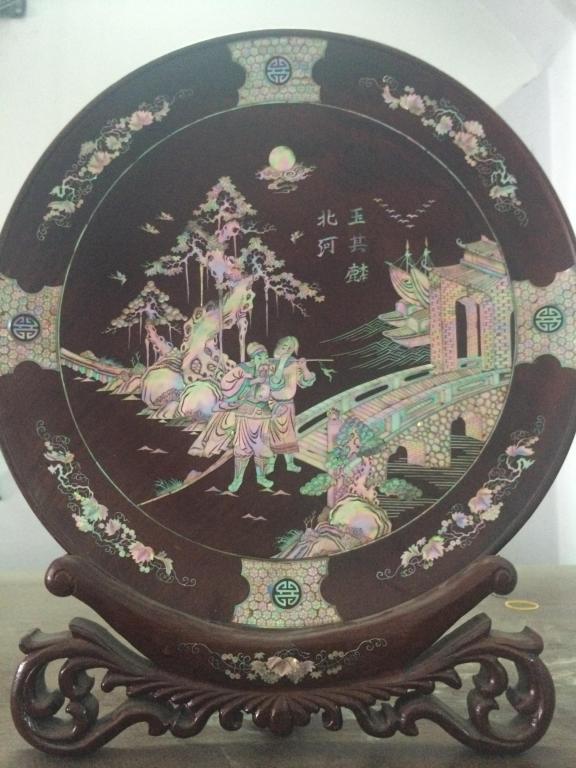 Đĩa Nhỏ cẩn ốc  xà cừ 