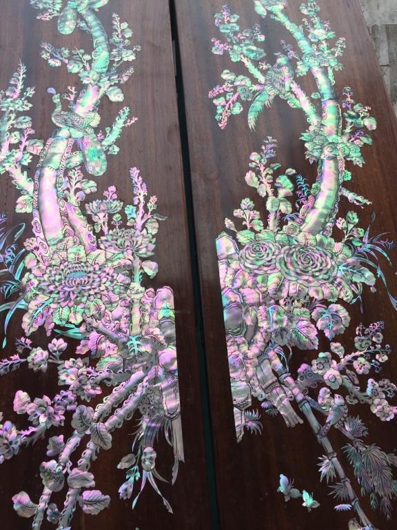 Cặp Liễn khảm ốc xà cừ đặc biệt