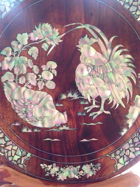 Cẩn ốc đĩa gỗ - Khảm trai đĩa gỗ tại Hồ Chí Minh