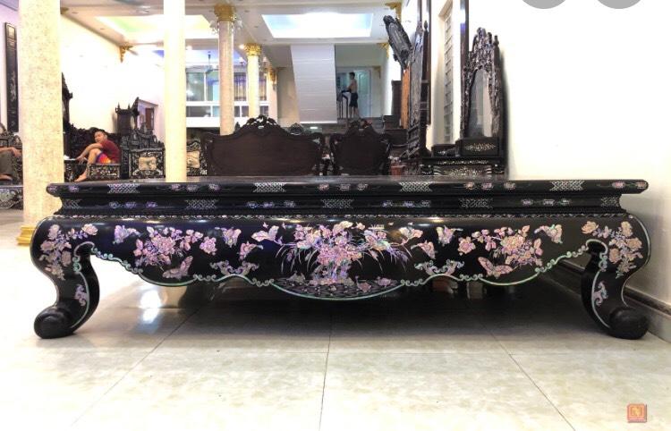 Sập gụ mỹ nghệ -khảm trai cao cấp 