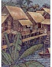 Tranh sơn mài cẩn trứng 