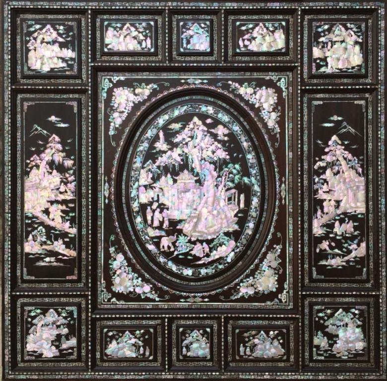 Những sản phẩm cẩn ốc xà cừ - khảm ốc tại công ty Đăng Trọng