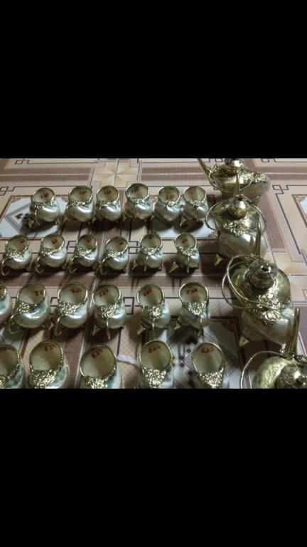 Bộ ấm chén ốc xà cừ 